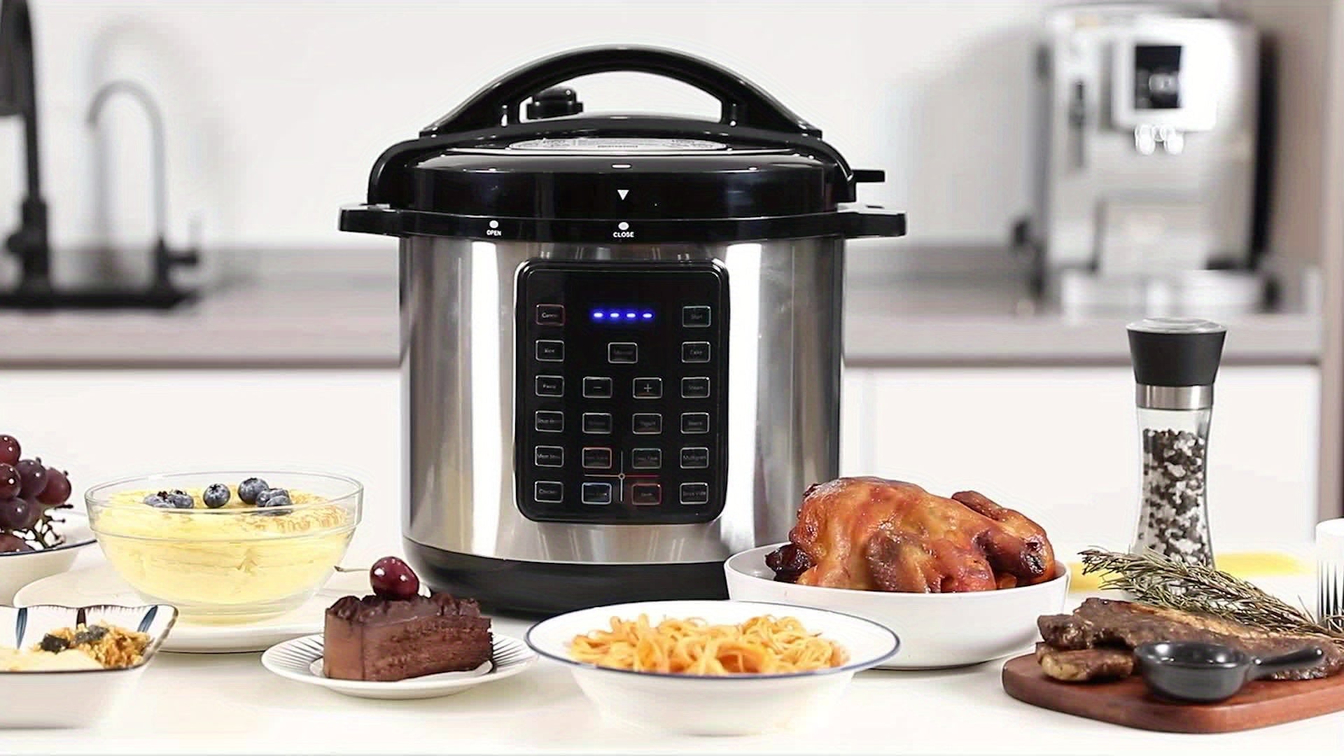 IDLE WAY Electric Pressure Cooker – 6QT Stainless Steel, Fast & Efficient Cooking