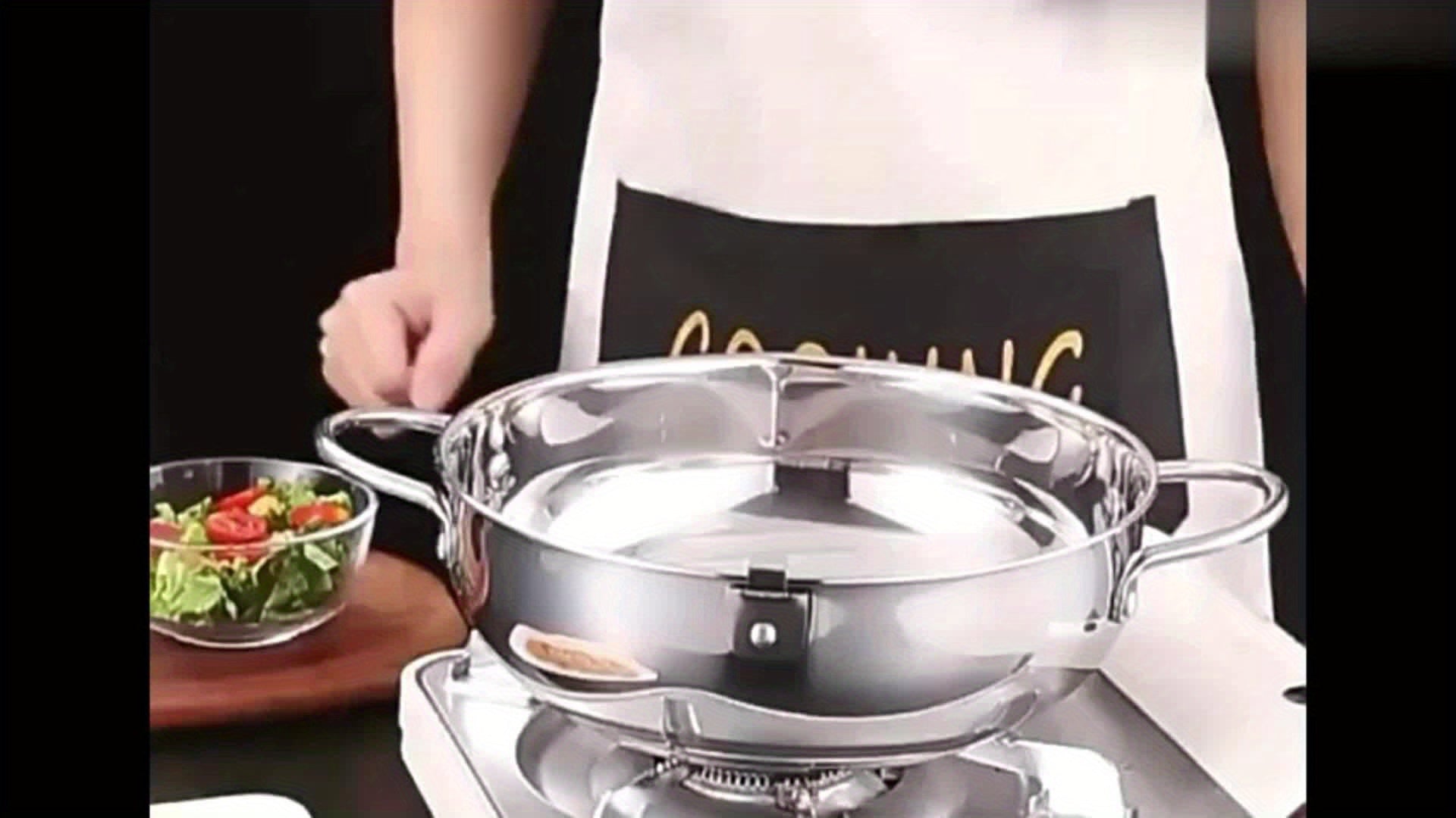 Japanese Tempura Deep Fryer Pan – Stainless Steel, Induction Compatible