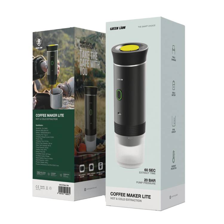3-in-1 Portable Electric Coffee Maker – USB & Battery Powered, Semi-Automatic