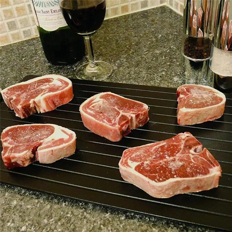 Magical Rapid Defrosting Tray – Fast & Chemical-Free, Thaw Meat in Minutes