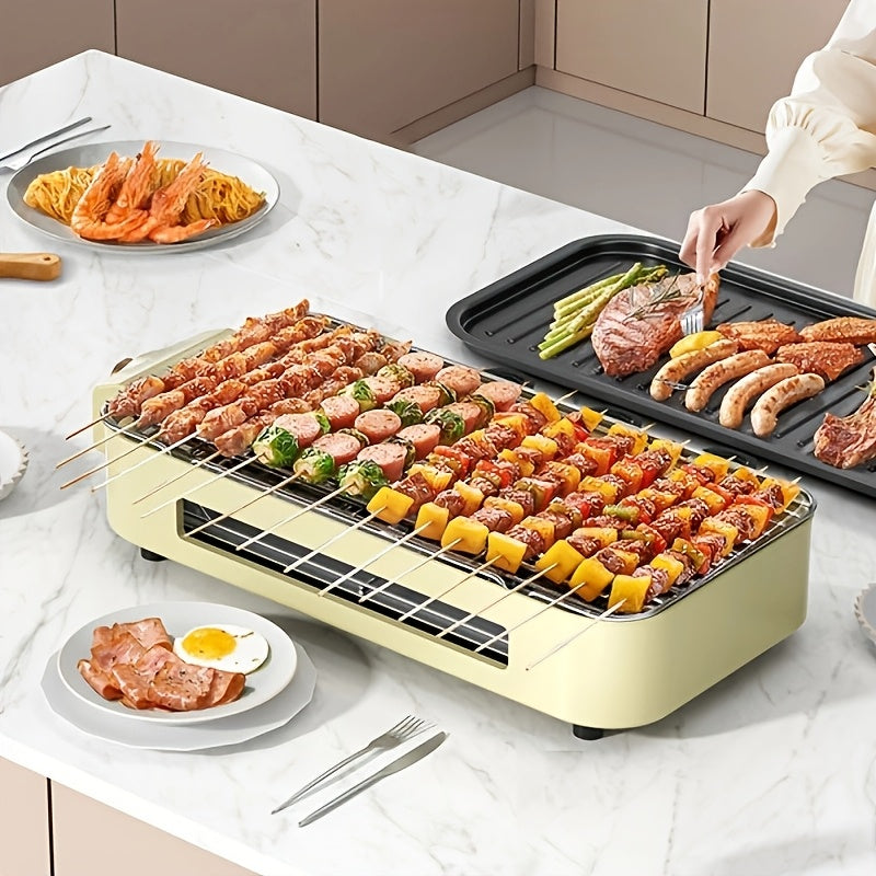GrillPro 2-in-1 Electric Grill & Frying Pan – Non-Stick, 1500W, Indoor & Outdoor