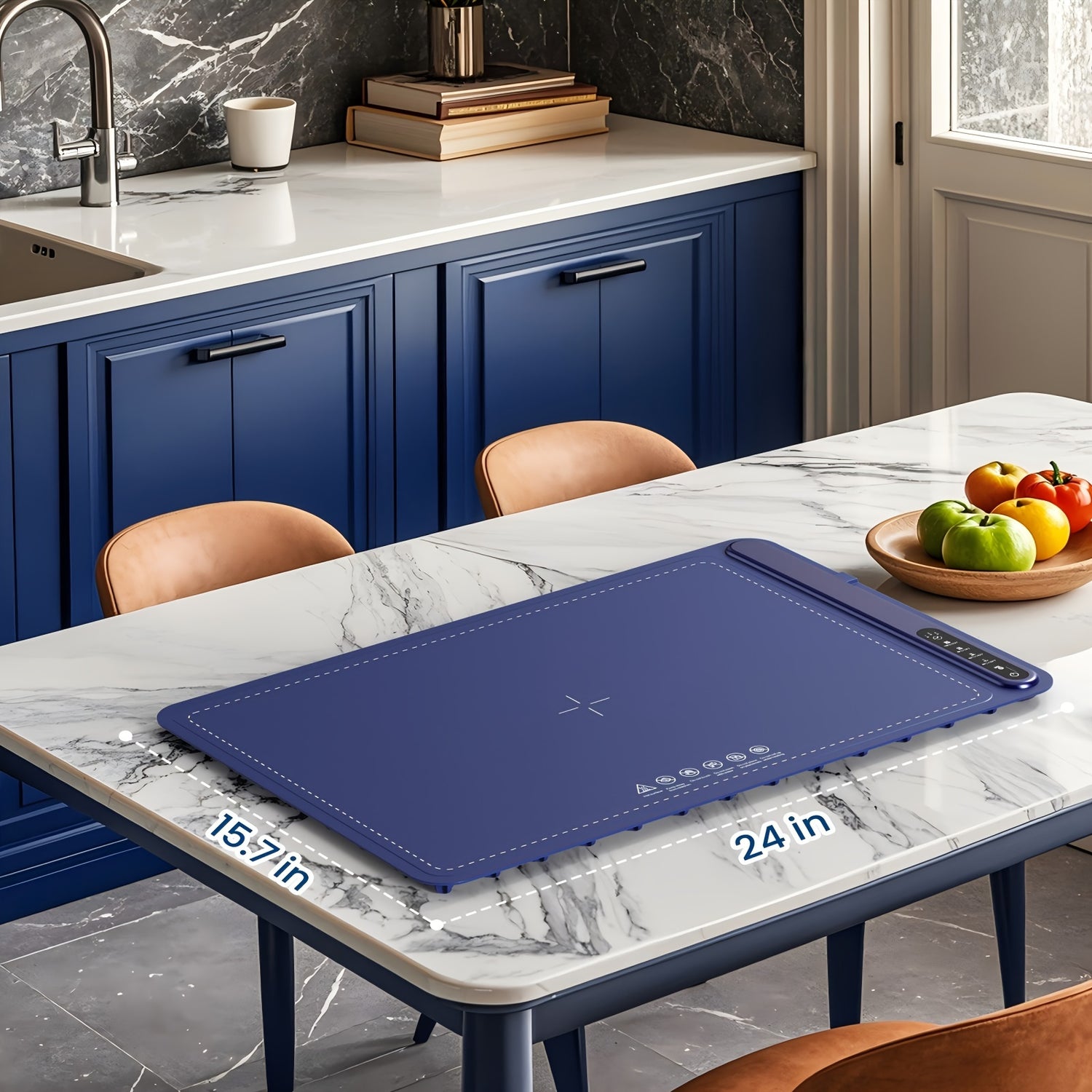 ISEYYOX Food Warmer Pad – 120V, Silicone Heating Mat for Hot Meals Anywhere