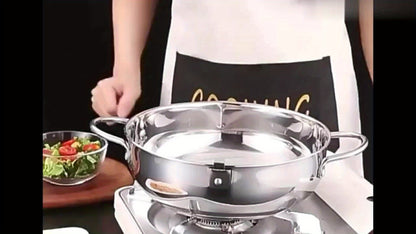 Japanese Tempura Deep Fryer Pan – Stainless Steel, Induction Compatible