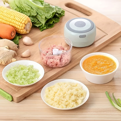 COP ROSE USB Rechargeable Mini Kitchen Garlic Press &amp; Meat Grinder