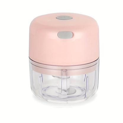 COP ROSE USB Rechargeable Mini Kitchen Garlic Press &amp; Meat Grinder