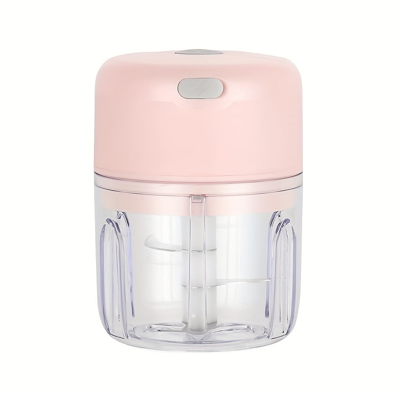 COP ROSE USB Rechargeable Mini Kitchen Garlic Press &amp; Meat Grinder