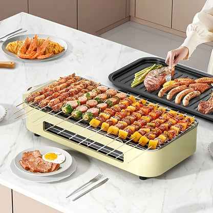 GrillPro 2-in-1 Electric Grill &amp; Frying Pan – Non-Stick, 1500W, Indoor &amp; Outdoor