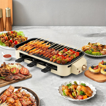 USB-Powered Electric Smokeless Indoor Grill – Stainless Steel, Compact &amp; Efficient